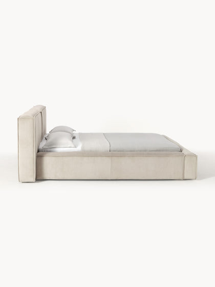 Westwing Collection Polsterbett Lennon aus Cord Angebote
