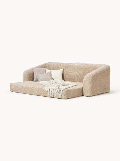 Westwing Collection Schlafsofa Eliot (3-Sitzer) aus Teddy-Bouclé Hotsell