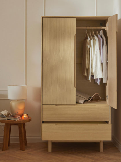 Westwing Collection Kleiner Kleiderschrank Cassy 2-türig Kostenloser Versand