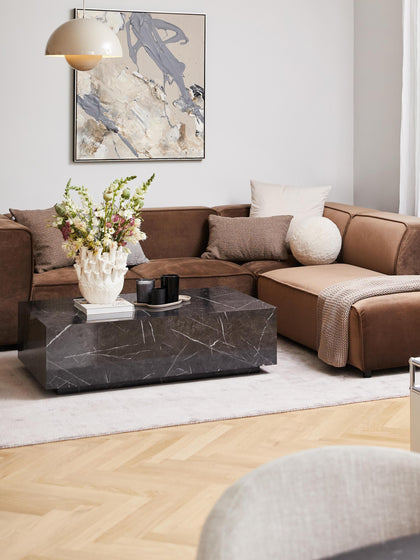 Westwing Collection Couchtisch Lesley in Marmor-Optik Günstig kaufen
