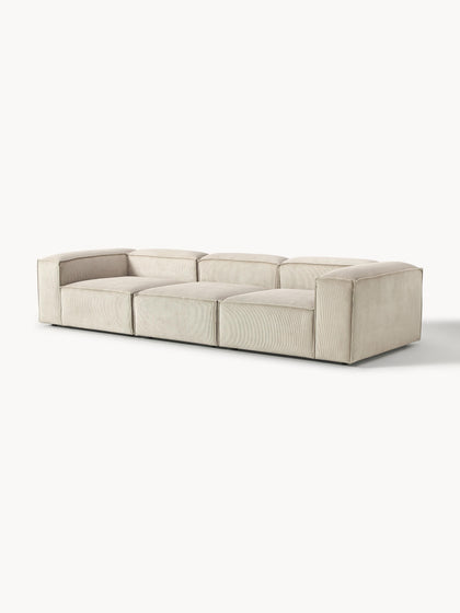 Westwing Collection Modulares Sofa Lennon (4-Sitzer) aus Cord Großer Ausverkauf