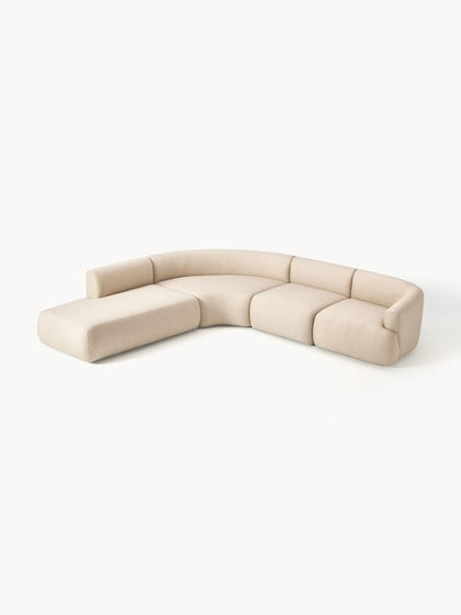 Westwing Collection Modulares Ecksofa Sofia (4-Sitzer) Cyber Monday