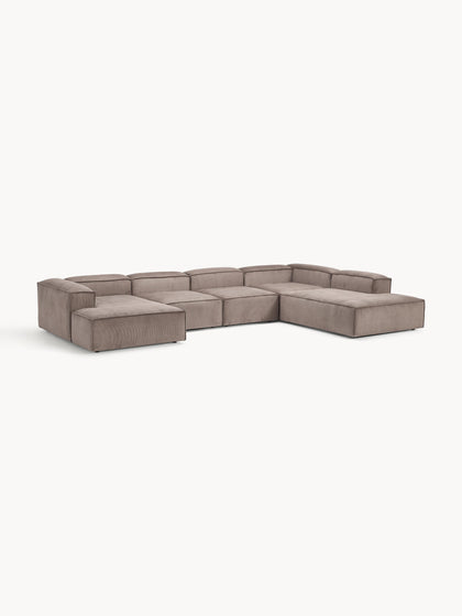 Westwing Collection Modulare Wohnlandschaft Lennon aus Cord Jubiläumsangebot