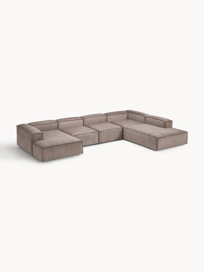Westwing Collection Modulare Wohnlandschaft Lennon aus Cord Jubiläumsangebot