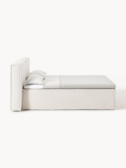 Westwing Collection Bouclé-Boxspringbett Lennon Exklusive Angebote