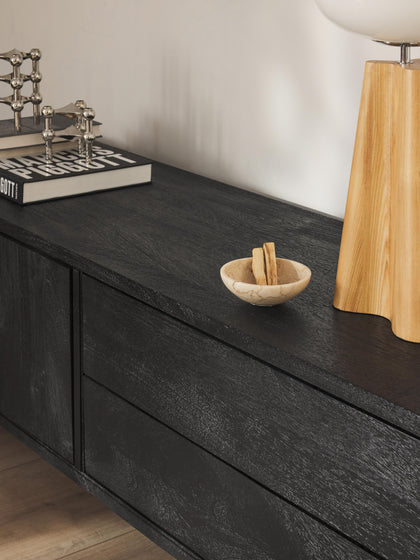 Westwing Collection Lowboard Luca aus Mangoholz Bestseller