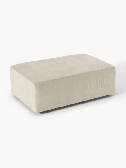 Westwing Collection XL-Hocker Melva aus Cord B 116 x T 72 cm Sonderangebote