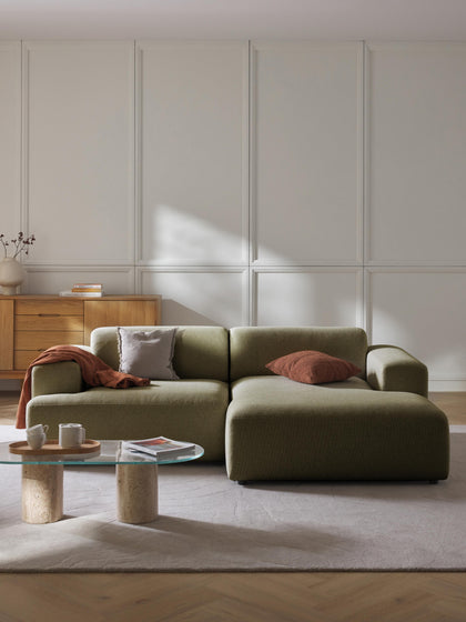 Westwing Collection Ecksofa Melva (3-Sitzer) Vierteljährliche Förderung