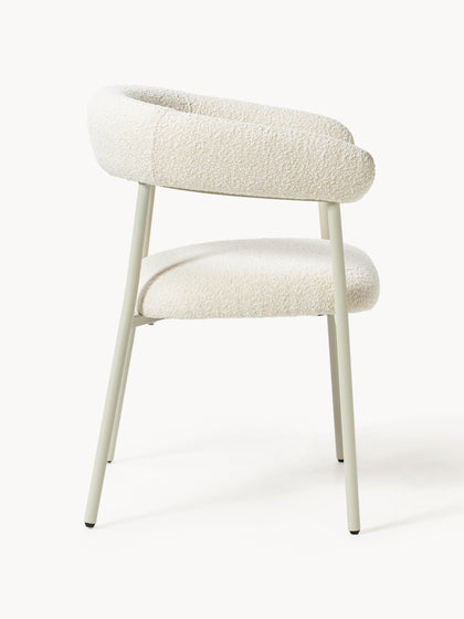 Westwing Collection Bouclé-Polsterstühle Thiago 2 Stück Discount Store für neue Produkte