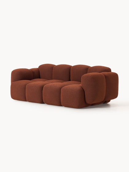 Westwing Collection Modulares Sofa Tayla (3-Sitzer) aus Bouclé Super Rabatt