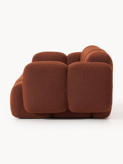 Westwing Collection Modulares Sofa Tayla (3-Sitzer) aus Bouclé Super Rabatt