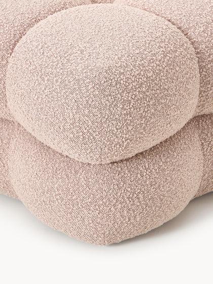 Westwing Collection Bouclé-Polsterhocker Ellie Clearance-Verkauf