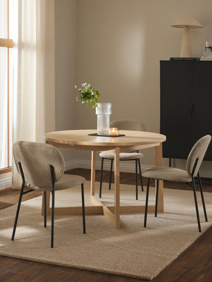 Westwing Collection Ausziehbarer Esstisch Bennet 115 - 215 x 75 cm Begrenzt auf 3 Tage