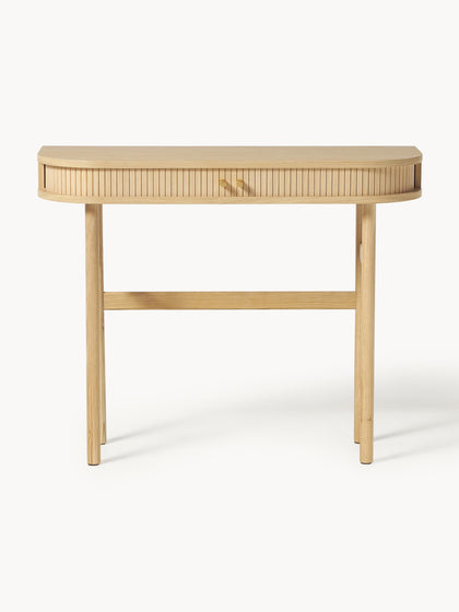 Westwing Collection Konsole Calary mit geriffelter Front Im Verkauf