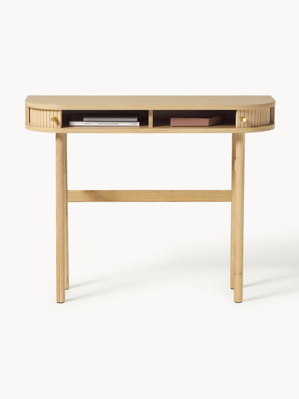 Westwing Collection Konsole Calary mit geriffelter Front Im Verkauf