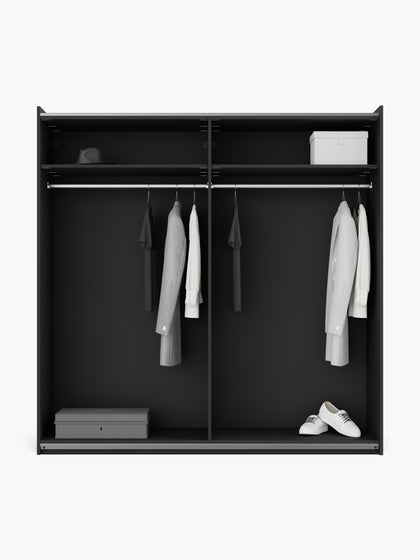 Westwing Collection Modularer Schwebetürenschrank Simone 200 cm Breite mehrere Varianten zollfrei