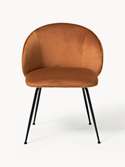 Westwing Collection Samt-Polsterstühle Luisa 2 Stück Angebote
