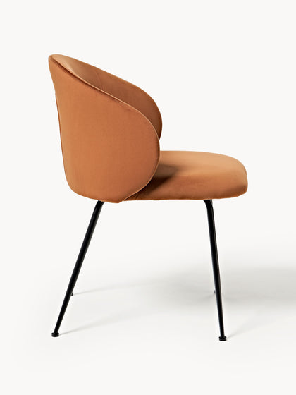 Westwing Collection Samt-Polsterstühle Luisa 2 Stück Angebote