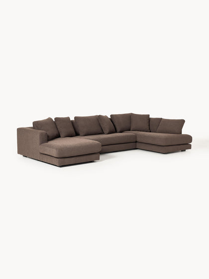 Westwing Collection Bouclé-Wohnlandschaft Tribeca Schlussverkauf