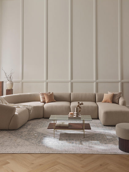 Westwing Collection Modulare Wohnlandschaft Sofia Fabrikverkauf