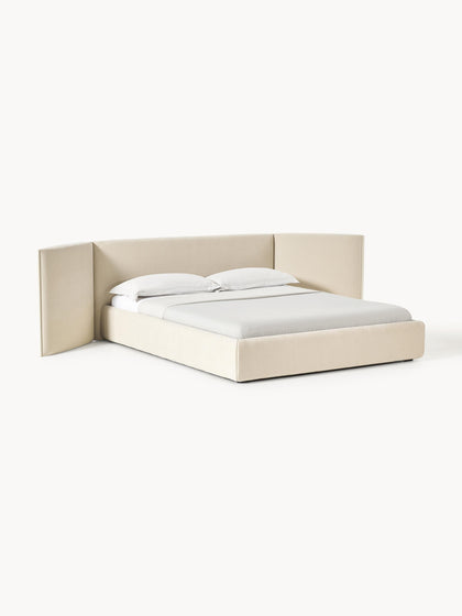 Westwing Collection Polsterbett Otis mit klappbarem Kopfteil Sonderangebot