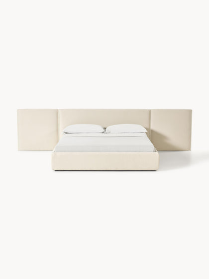 Westwing Collection Polsterbett Otis mit klappbarem Kopfteil Sonderangebot