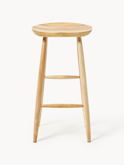 Westwing Collection Barhocker Nino aus Mangoholz Begrenztes Angebot