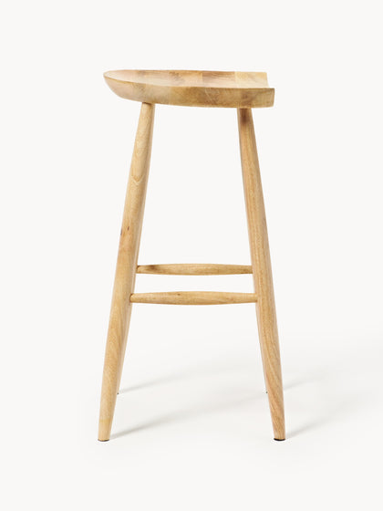 Westwing Collection Barhocker Nino aus Mangoholz Begrenztes Angebot