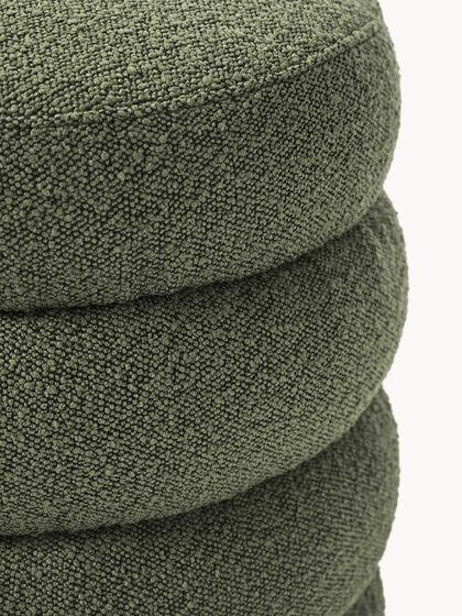 Westwing Collection Bouclé-Polsterhocker Alto Saisonschlussverkauf