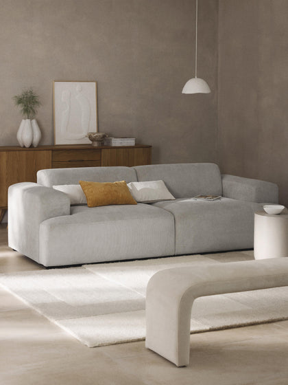 Westwing Collection Cord-Sofa Melva (3-Sitzer) Exklusive Angebote