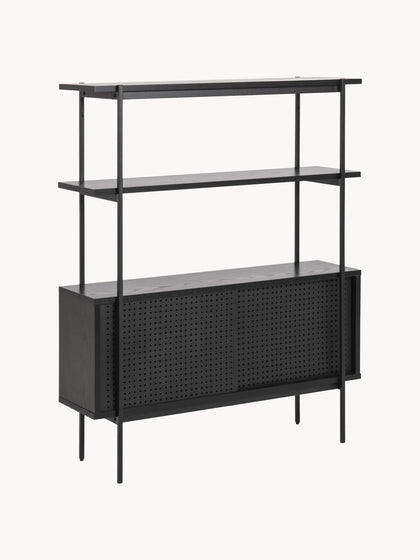 Westwing Collection Regal Angus mit Schiebetüren Blitzangebot