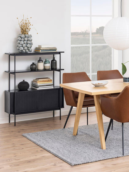 Westwing Collection Regal Angus mit Schiebetüren Blitzangebot