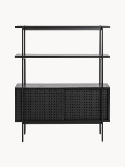 Westwing Collection Regal Angus mit Schiebetüren Blitzangebot