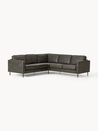 Westwing Collection Wohnlandschaft Hunter aus recyceltem Leder Große Rabatte