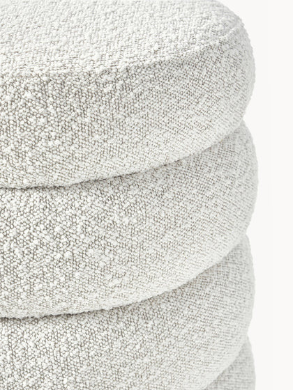 Westwing Collection Bouclé-Polsterhocker Alto Bestseller