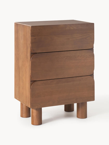 Westwing Collection Kommode Cadi aus Eichenholz