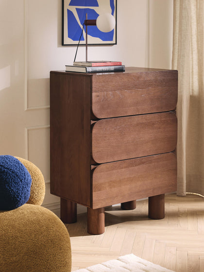 Westwing Collection Kommode Cadi aus Eichenholz Tägliche Deals