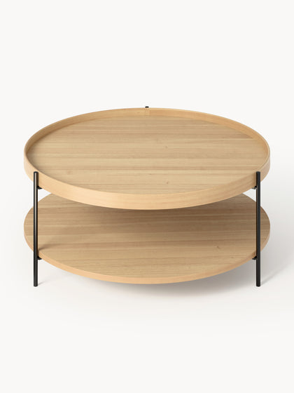 Westwing Collection Runder Holz-Couchtisch Renee Riesige Ersparnisse