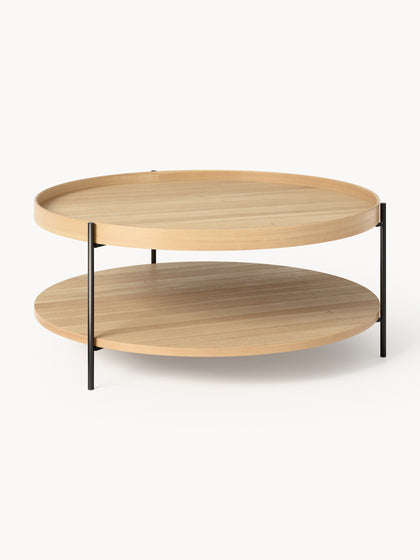Westwing Collection Runder Holz-Couchtisch Renee Riesige Ersparnisse