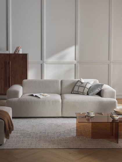 Westwing Collection Sofa Melva (3-Sitzer) VIP-Rabatte
