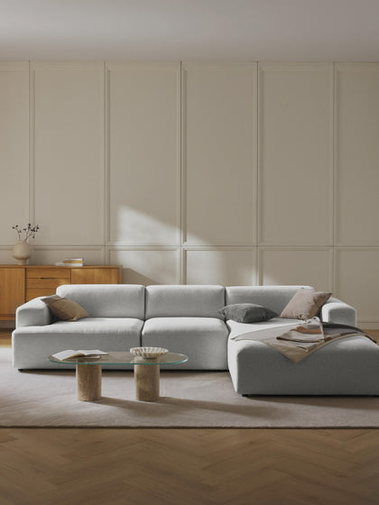 Westwing Collection Ecksofa Melva (4-Sitzer) Kostenlose Rückgabe