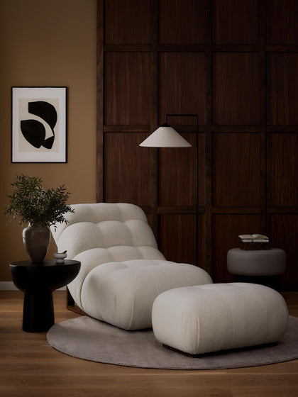 Westwing Collection Teddy-Polsterhocker Stanley Letzte 3 Tage
