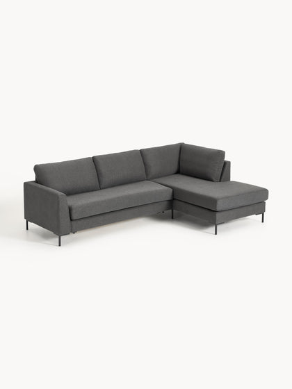 Westwing Collection Schlafsofa Luna (3-Sitzer) mit Matratze Letzte 2 Tage