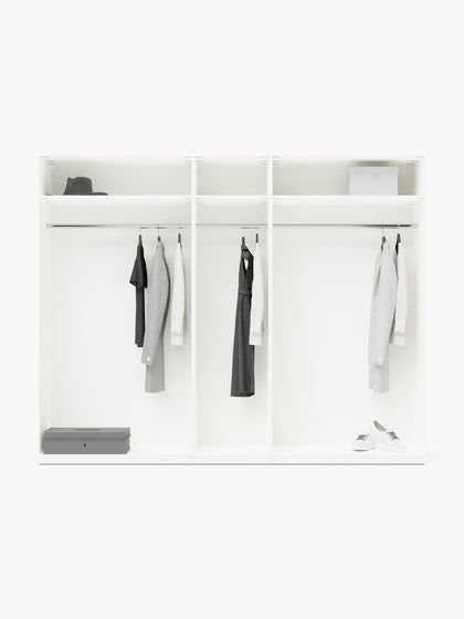 Westwing Collection Modularer Drehtürenschrank Simone 250 cm Breite mehrere Varianten Bis zu 60% Rabatt