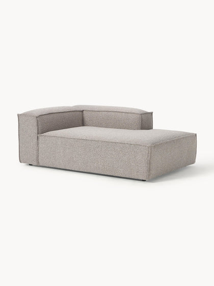 Westwing Collection Ottomane-Eckmodul Lennon aus Bouclé Nur für heute