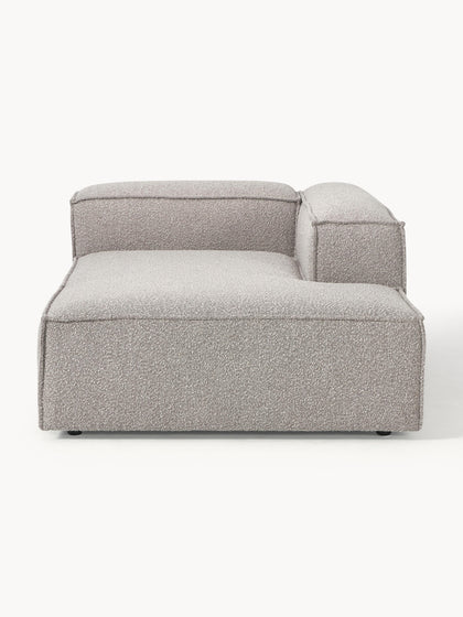 Westwing Collection Ottomane-Eckmodul Lennon aus Bouclé Nur für heute