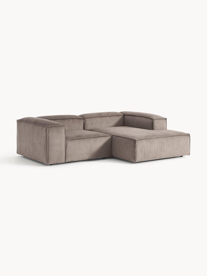 Westwing Collection Modulares Ecksofa Lennon aus Cord Vierteljährliche Förderung