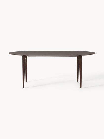 Westwing Collection Ovaler Esstisch Archie aus Mangoholz 200 x 100 cm 2025