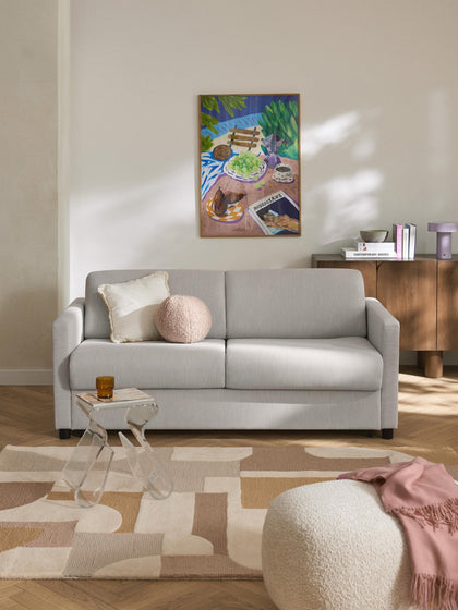 Westwing Collection Schlafsofa Morgan (2-Sitzer) mit Matratze Auslauf
