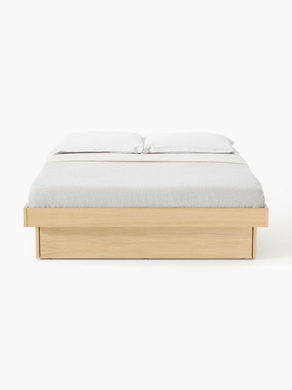 Westwing Collection Holzbett Sato mit Schubladen Meist gekauft